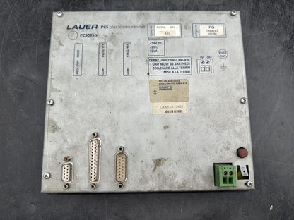 LAUER PCS 095 Plus PCS095P.SE PCS095.s Interface Panel Control - KLR Automation