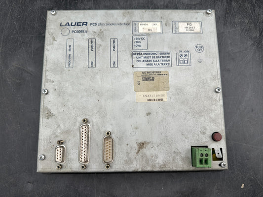 LAUER PCS 095 Plus PCS095P.SE PCS095.s Interface Panel Control - KLR Automation