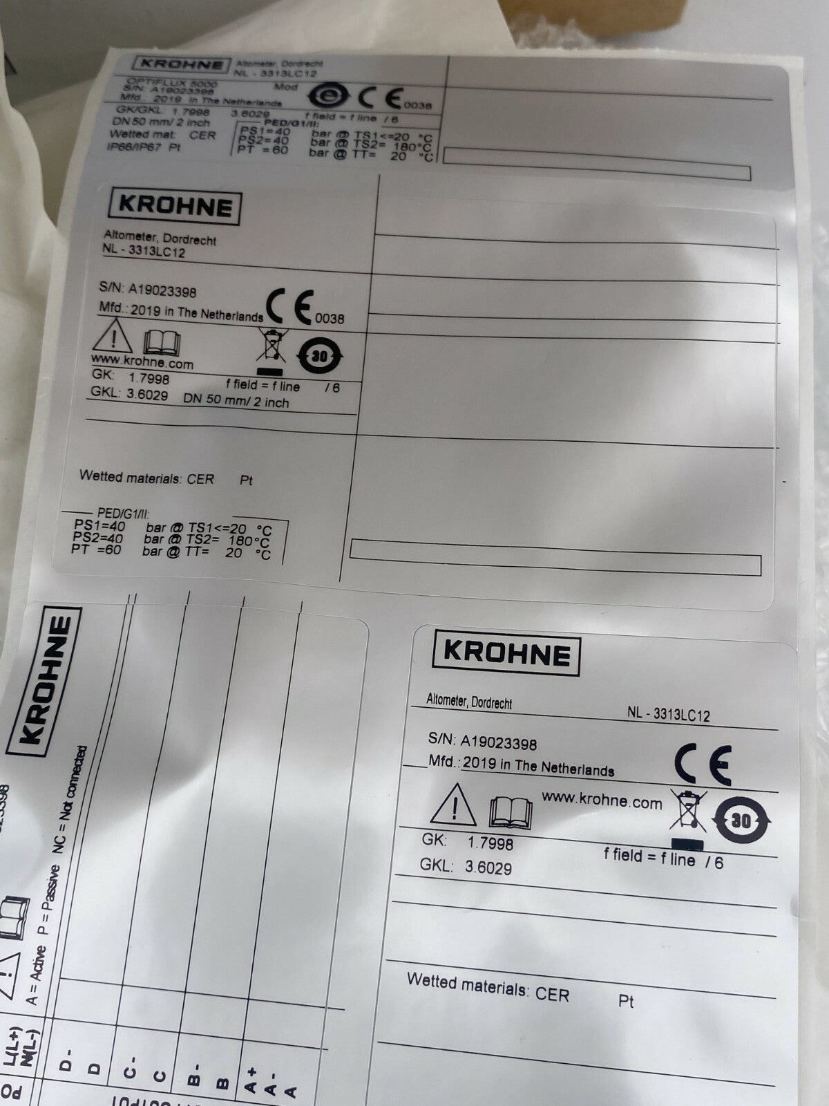 Krohne OPTIFLUX 5000 Altometer Tete HMY-D krn-fws-181227