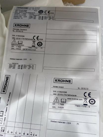 Krohne OPTIFLUX 5000 Altometer Tete HMY-D krn-fws-181227
