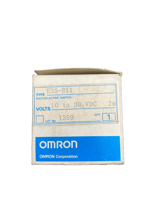 OMRON E3S-R11 10 TO 30 VDC 2m PHOTOELECTRIC SENSOR x1pc