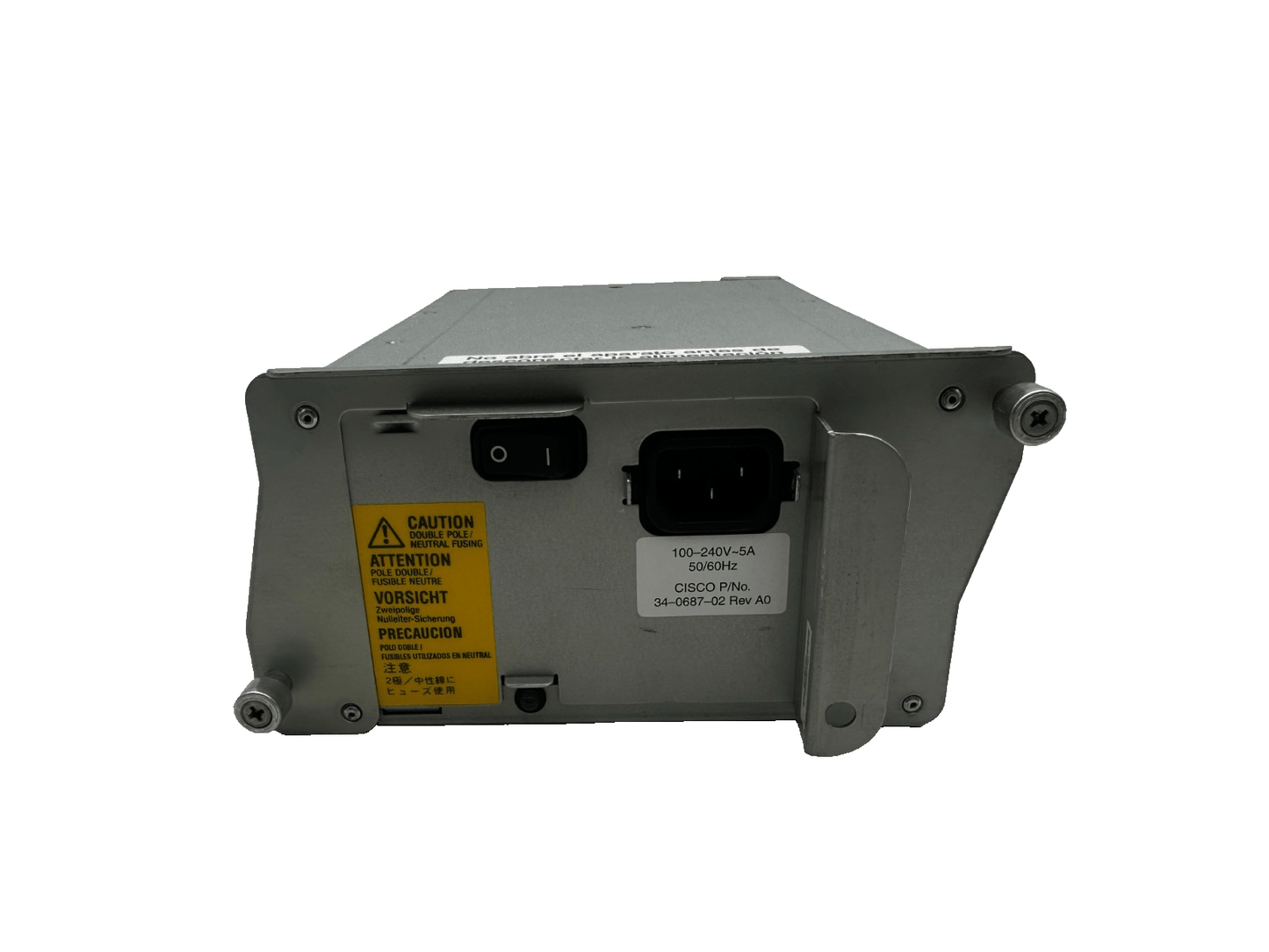 CISCO 34 - 0687 - 02 REV AO DCJ2804 - 01P 280W POWER SUPPLY - KLR Automation