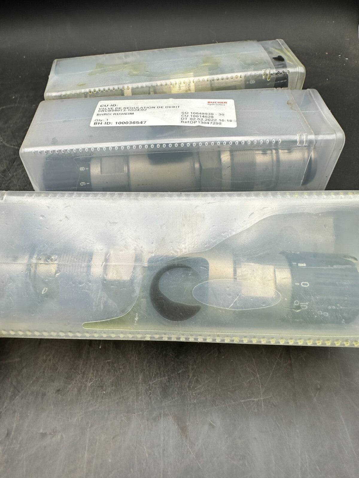 1pc x BUCHER Hydraulics valve regulation de debit srcb0550t3-1g24/02 100036547