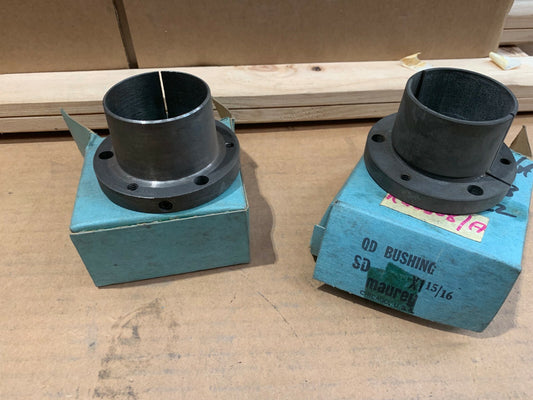  Old Stock New  2pc x DODGE, QD BUSHING, SD X 1-15/16", 1-15/16" BORE Maurey