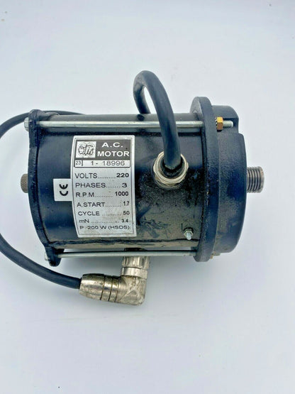  Elevator Motor for door drive hsds, 200W, with round plug 23 1-18996