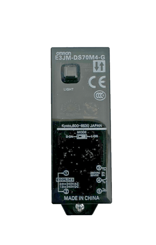 OMRON E3JM - DS70M4 - G 24 TO 240VAC 12 TO 240VDC PHOTOELECTRIC SWITCH - KLR Automation