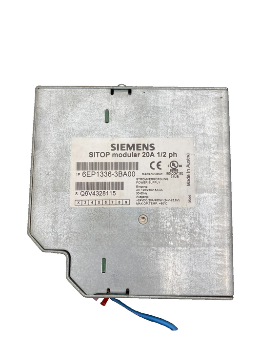 SIEMENS SITOP MODULAR 20A 1/2 PH 6EP1336-3BA00