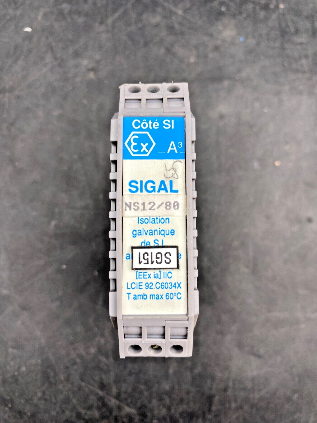 A PUISSANCE 3 SIGAL-NS-12/80 GALVANIC BARRIER