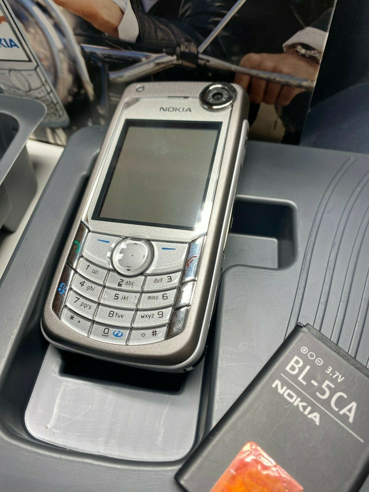 Nokia 6680 Black Mobile Phone Old Stock Rare collectors Mobile Phone Cell GSM 2