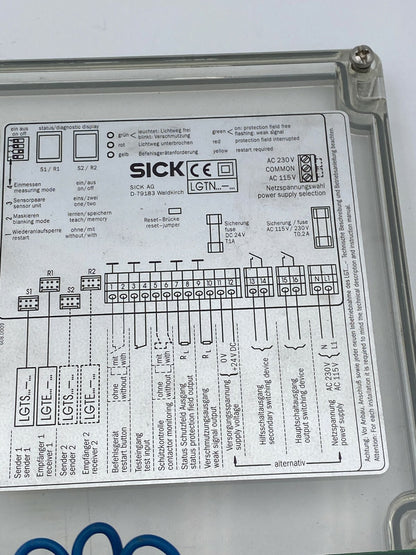 SICK -- LGT SAFETY LIGHT GRID CONTROLLER -- LGTN191-511 -- 6010683