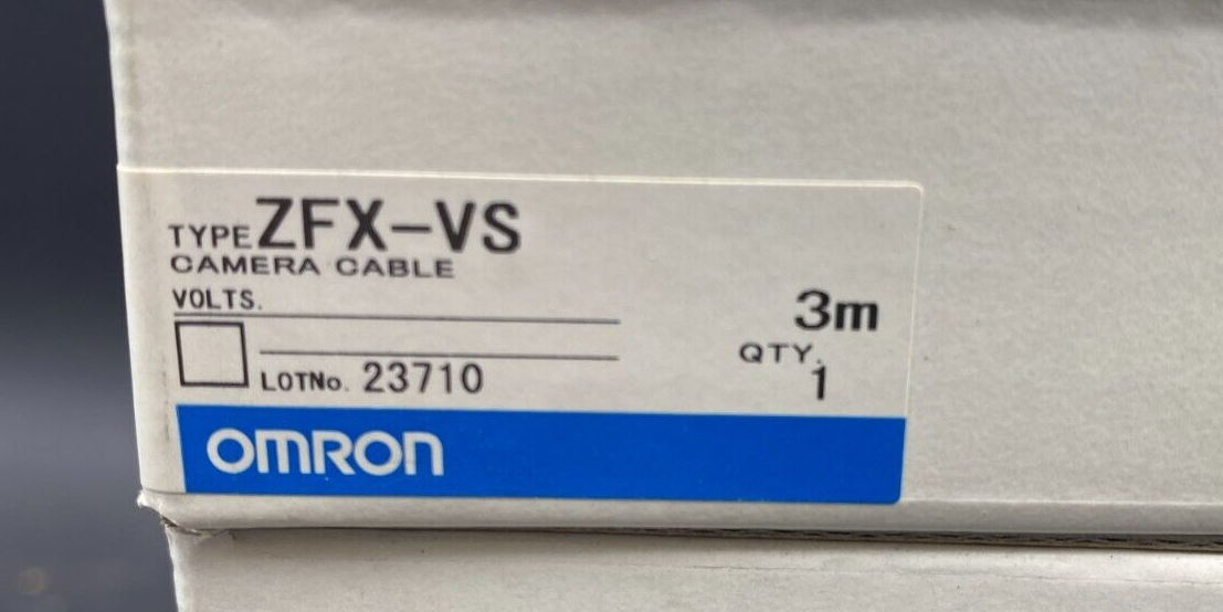 OMRON ZFX-VS CAMERA CABLE 3m x1pc