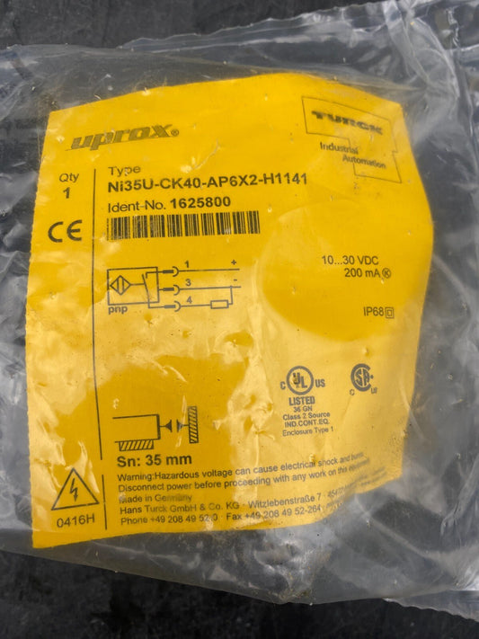 TURCK NI35U - CK40 - AP6X2 - H1141 x1pc - KLR Automation