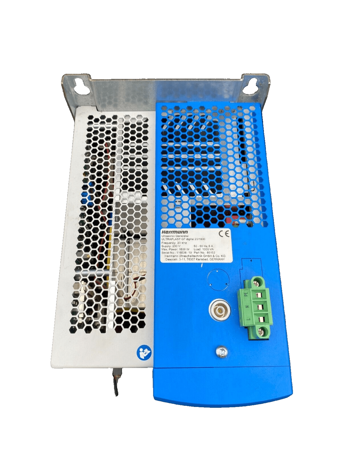 HERRMANN ULTRAPLAST G7 DIGITAL 20/1600 85152 20kHz 230V GENERATEUR ULTRASONIQUE - KLR Automation