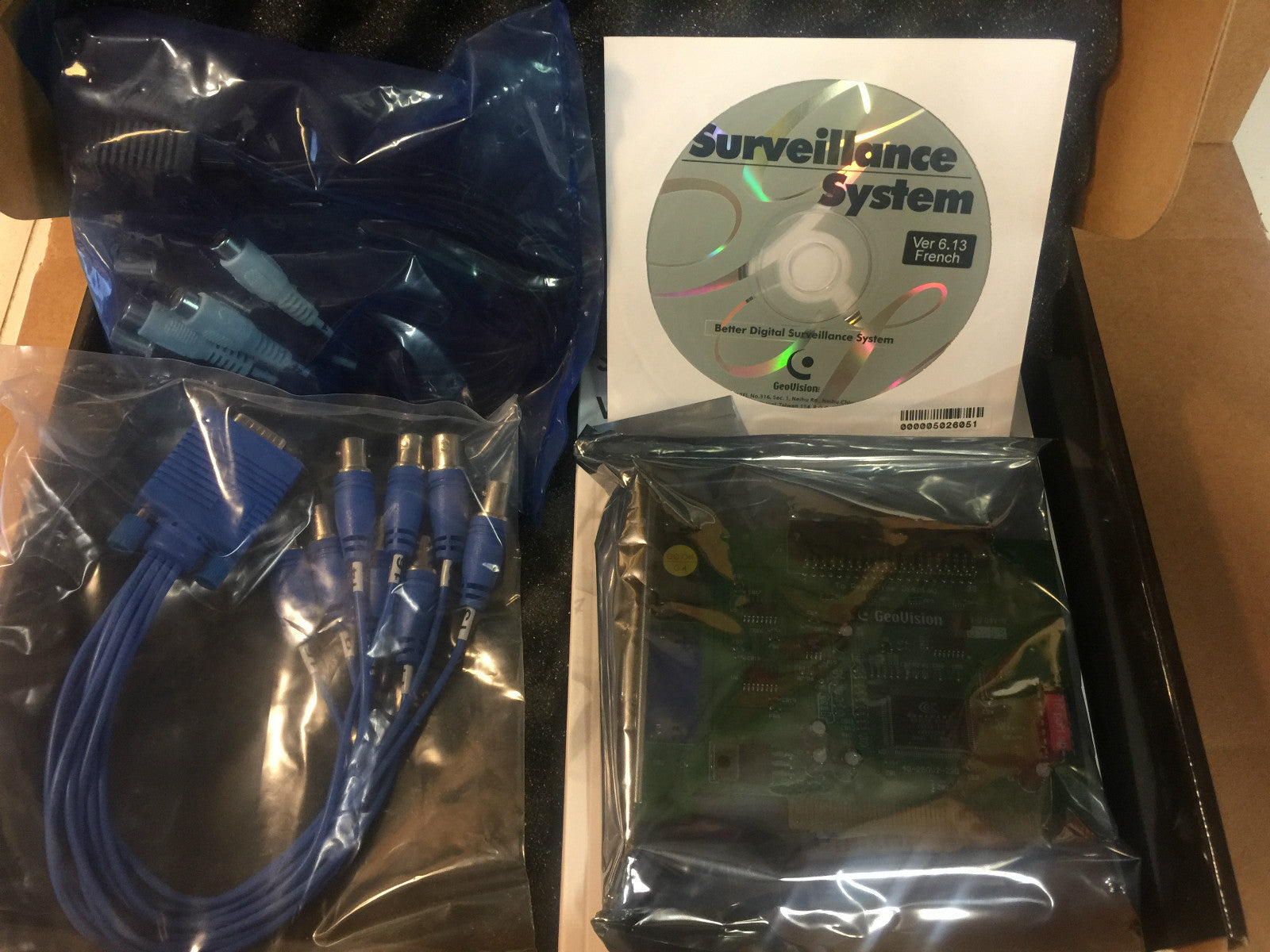  New Original GeoVision GV-250 12 ports D-type video surveillance card