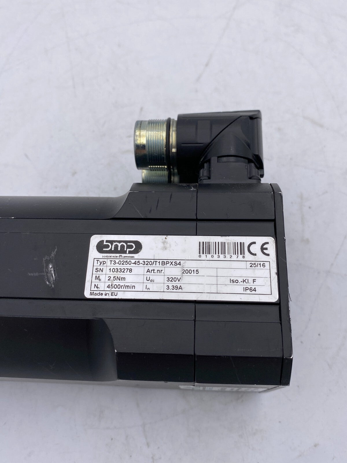SERVOMOTOR BMP T3 - 0250 - 45 - 320/T1BPXS4 - KLR Automation