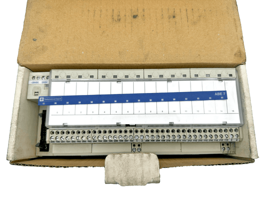 TELEMECANIQUE ABE7 R16T210 EMBASE 16 VOIES ABE7 NEW OLD STOCK - KLR Automation