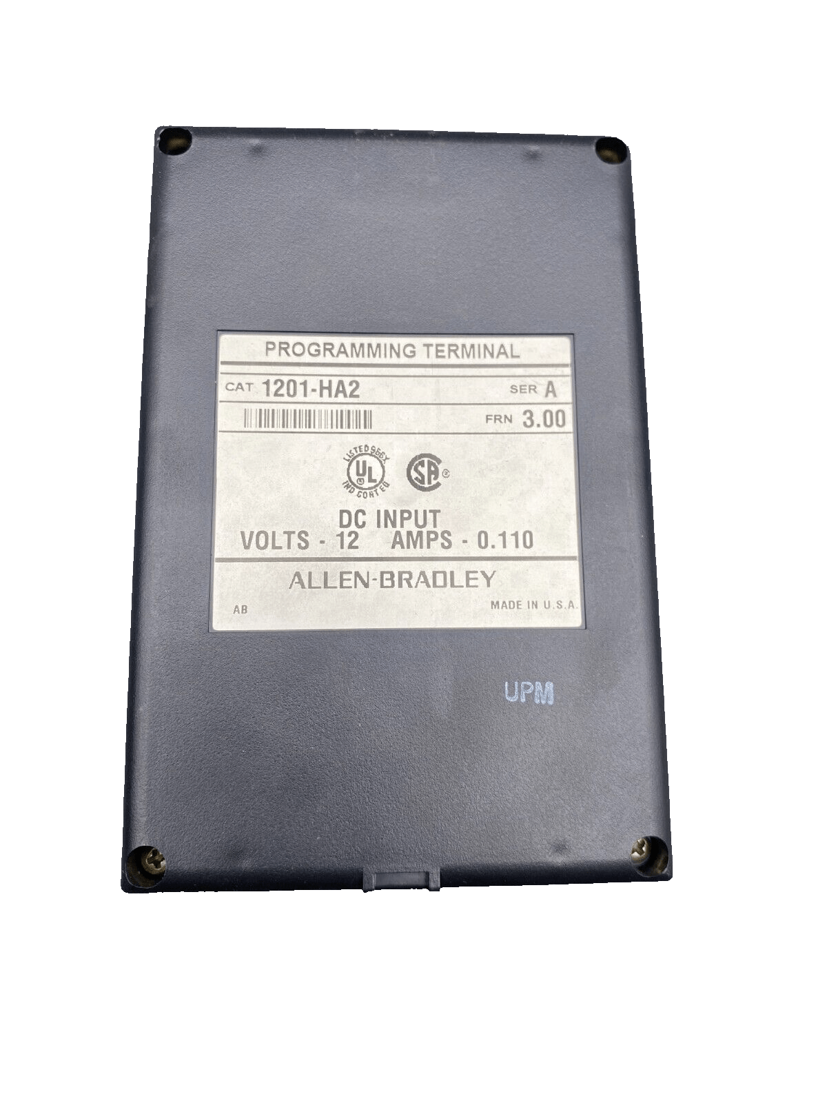 ALLEN - BRADLEY 1201 - HA2 PROGRAMMING TERMINAL FRN 3.00 SERIE A - KLR Automation