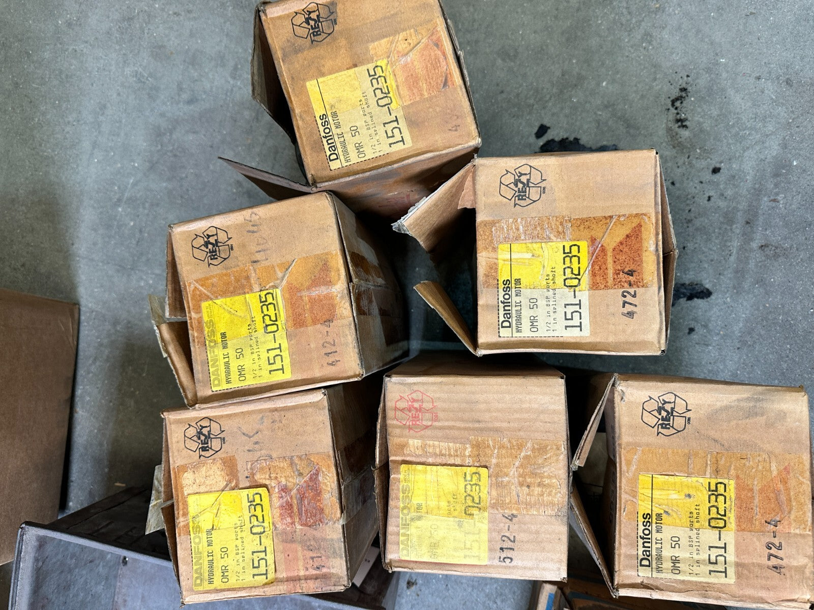 1 pc x DANFOSS OMR 50  HYDRAULIC MOTOR 151-0235 ORIGINAL SPARTS OLD STOCK