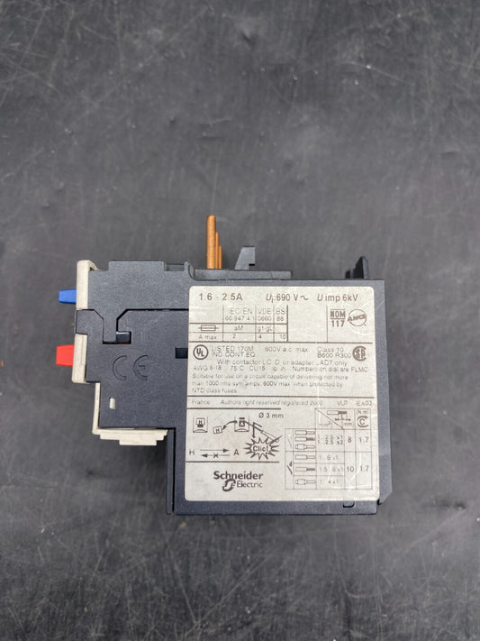 TELEMECANIQUE LRD07 ELECTRIC RELAY OVERLOAD