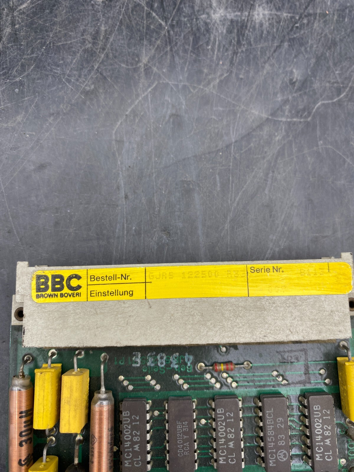 BBC GJR5 122500 R33 CARD