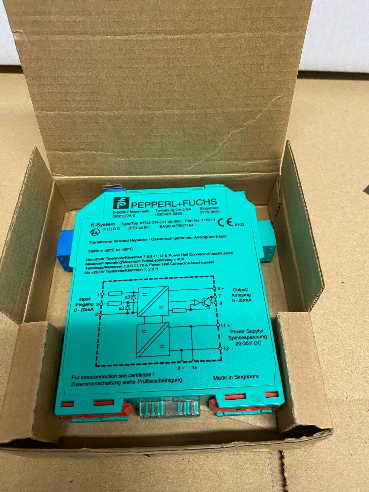 Pepperl+Fuchs KFD2 - CR - Ex1.30300 relais de temporisation - KLR Automation