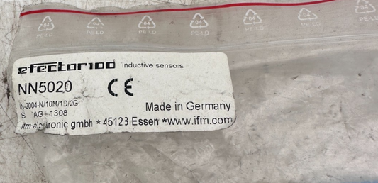 IFM EFECTOR100 NN5020 IN-2004-N/10M/1D/2G INDUCTIVE SENSOR NAMUR
