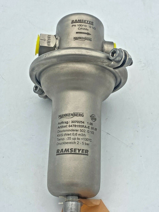 Mankenberg 502 G 1/2 6478155ra - e Pression Vanne de régulation 3070254 PN 100/1 - KLR Automation