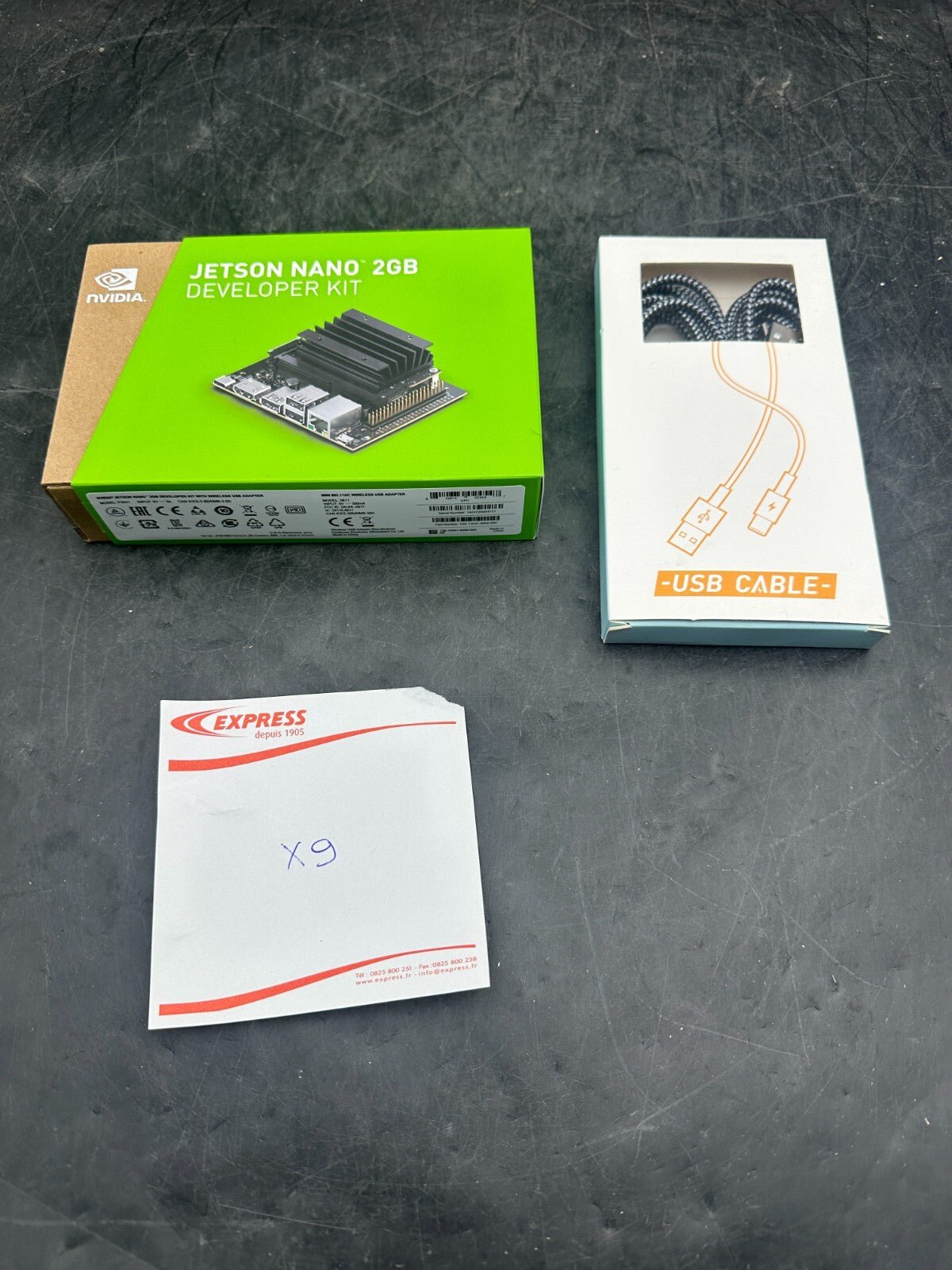 Kit Développement NVIDIA Jetson Nano 2GB + P3541 USB wifi + cable USB - C - KLR Automation