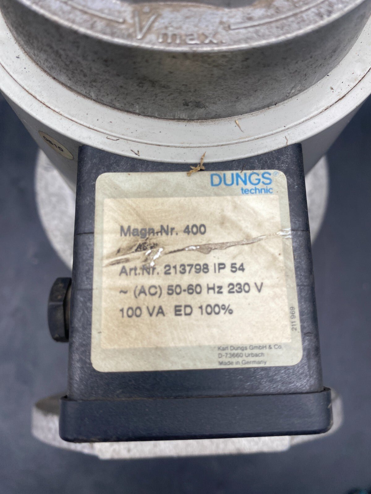 DUNGS MVDLE2065/5 200MBAR MAGN NR 400 213798 230V 100VA - KLR Automation