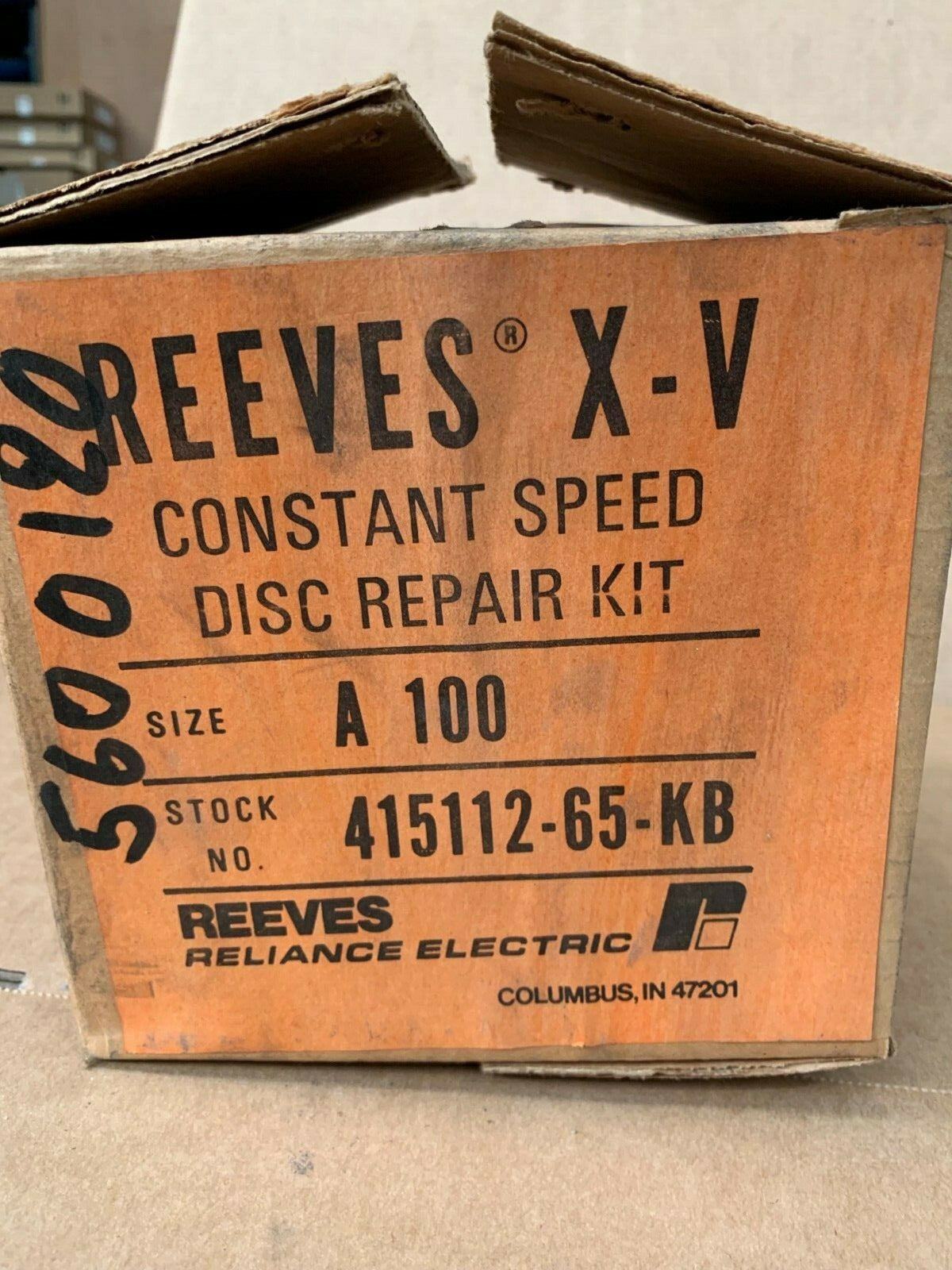 REEVES X-V PULLEY SIZE A 100 Constant Speed Disc Repair Kit  415112-65-KB 