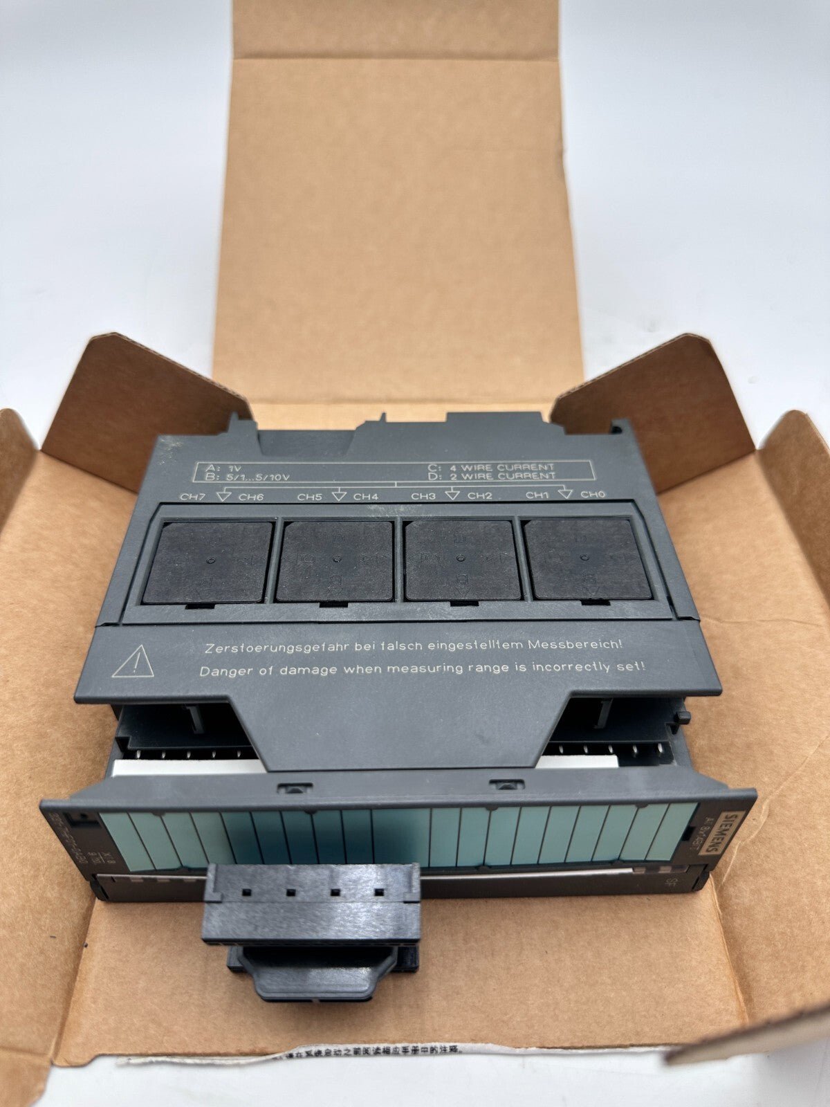 SIEMENS 6ES7331 - 7HF01 - 0AB0 ANALOG INPUT MODULE SM331 - KLR Automation
