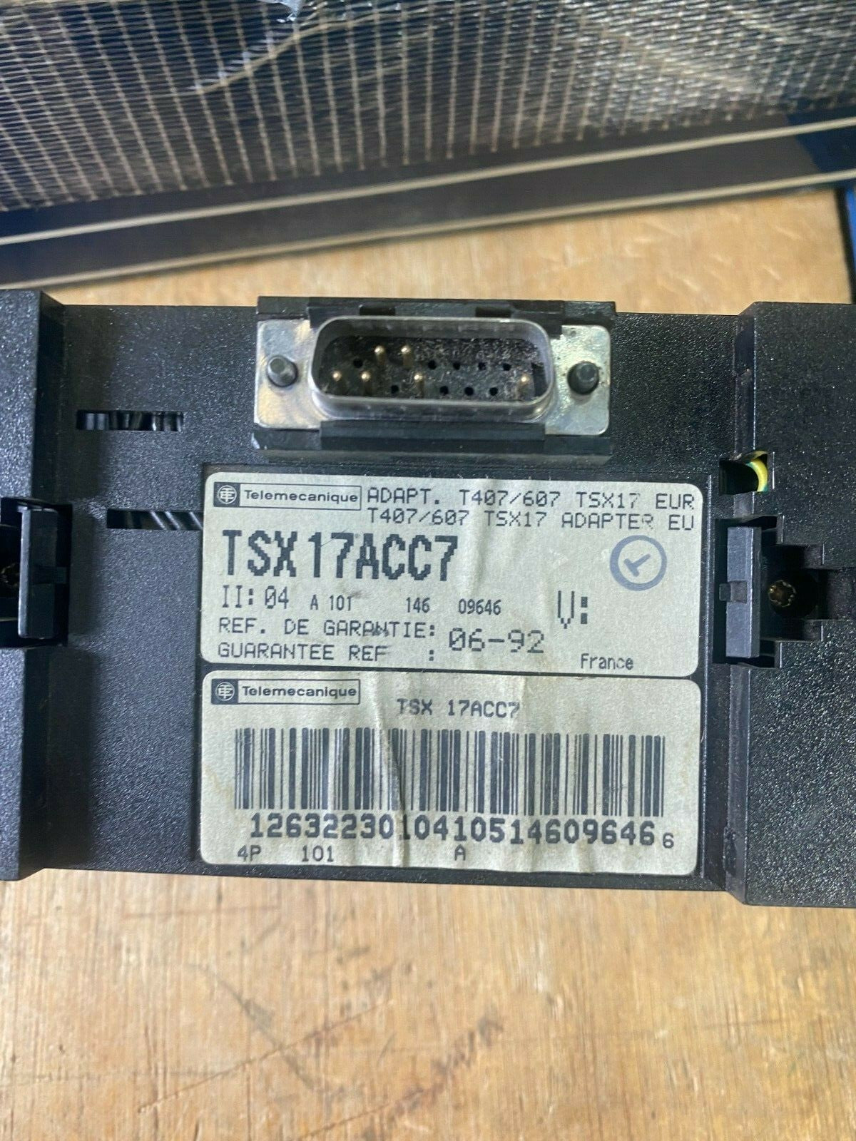 Télémécanique TSX T407 10  TSX17ACC7 TSX17acc6 RAM 32 8