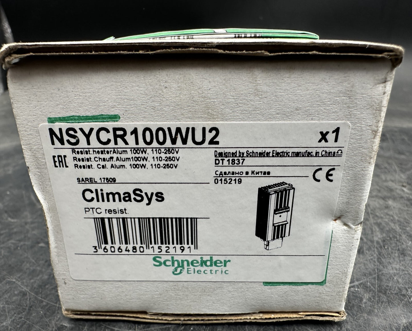 SCHNEIDER ELECTRIC NSYCR100WU2 RESISTANCE CHAUFFANTE 100W - KLR Automation