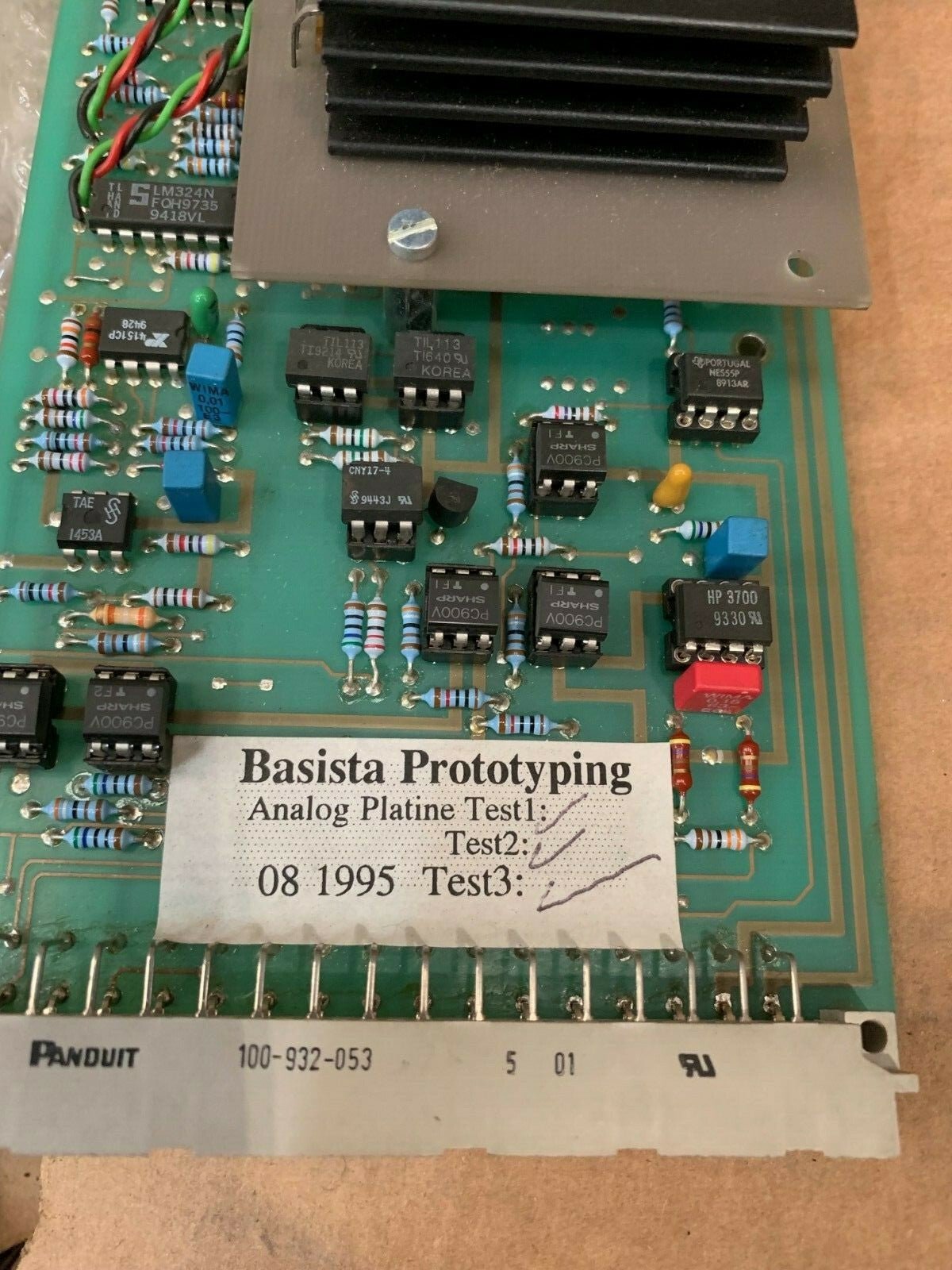 Leimdruck Glue - Pressure Control 3100 - 3.0BR Basista Prototyping Analog Platine - KLR Automation