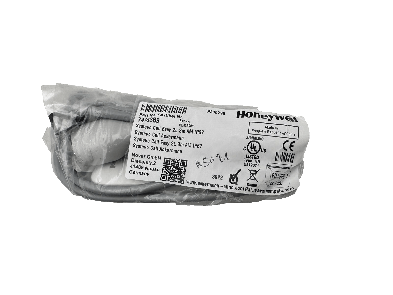 HONEYWELL 74163B9 SYSTEVO EASY CALL 2 BOUTONS LUMINEUX - KLR Automation