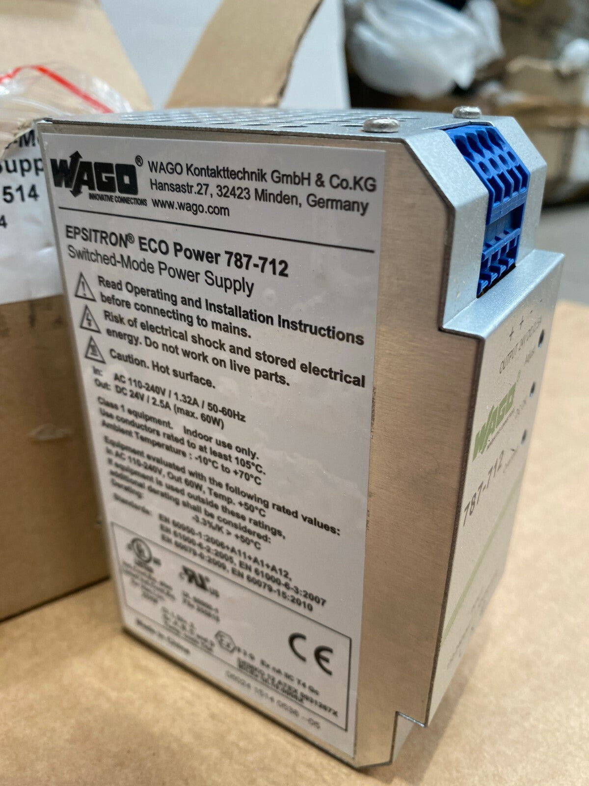 Alimentation rail DIN WAGO 787-712 S99261