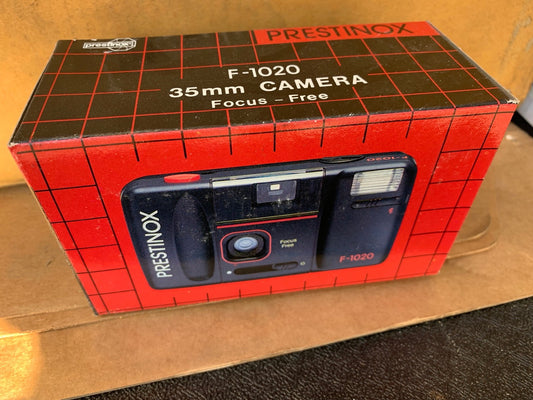 New Old Stock Prestinox F-1020 35mm Camera Photo Focus Free