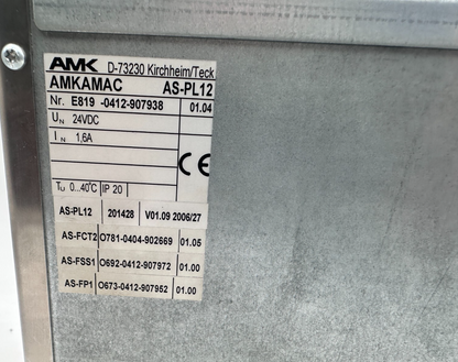 AMK SYMAC AMKASYN AS-PL12 VERSION 01.04 + AS-FCT1 + AS-FSS1 + AS-FP1