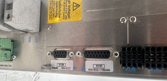 AMK AMKASYN KW 10 10kVA AVEC KW-R03 VERSION 03.20 SERVODRIVE