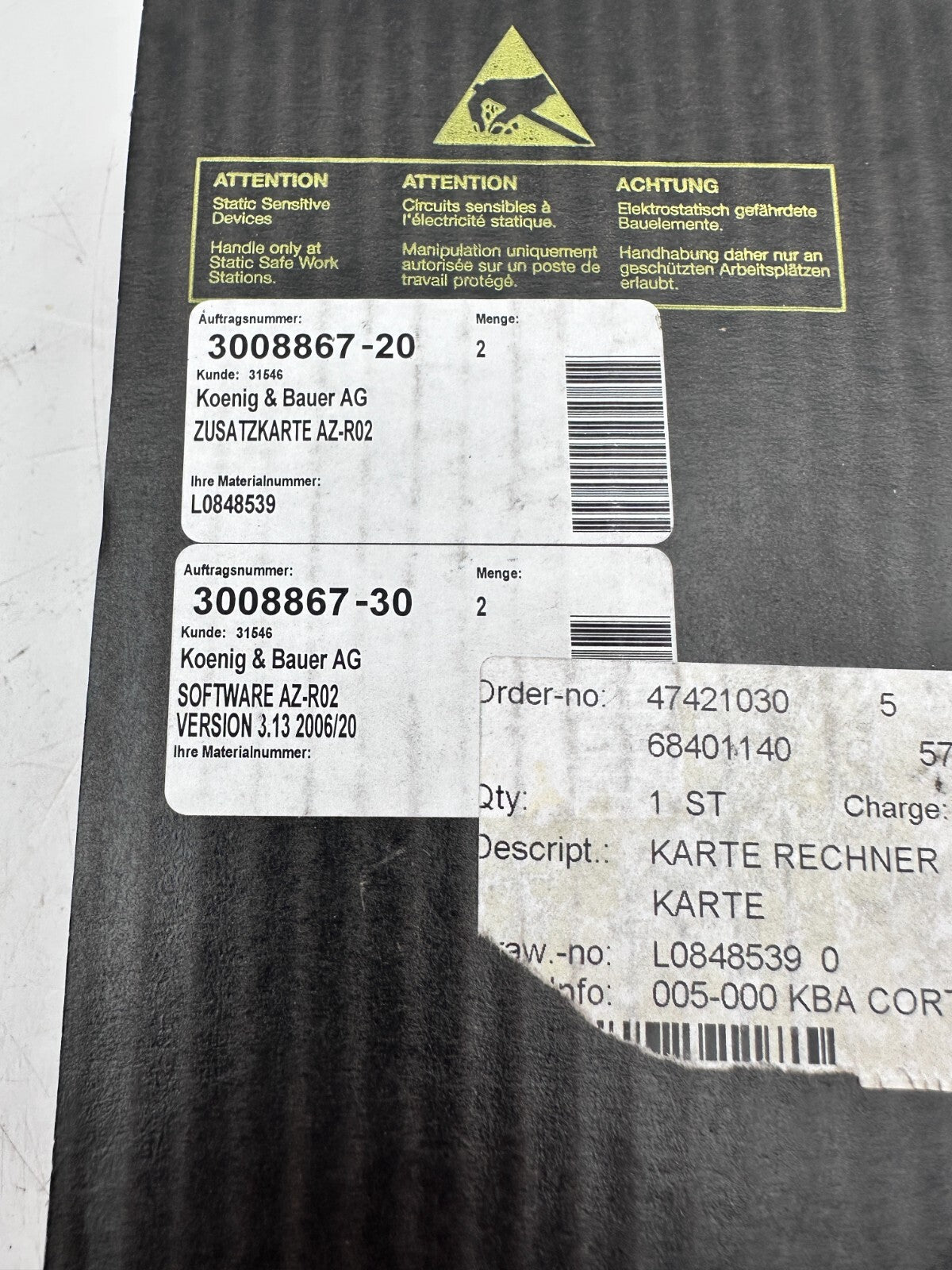 AMK AZ - R02 V03.13 CONTROL BOARD GOOD CONDITION - KLR Automation