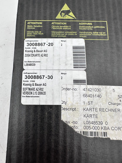 AMK AZ - R02 V03.13 CONTROL BOARD GOOD CONDITION - KLR Automation