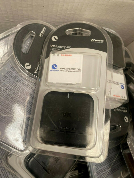 1pc x Original genuine VK Batterie BC VK2020 vkst - 2020 3,7v Batterie + chargeur - KLR Automation