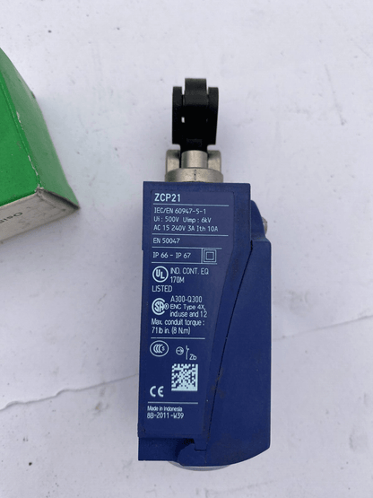 1pc x TELEMECANIQUE XCKP2121P16 ZCP21 020178 POSITION SWITCH - KLR Automation