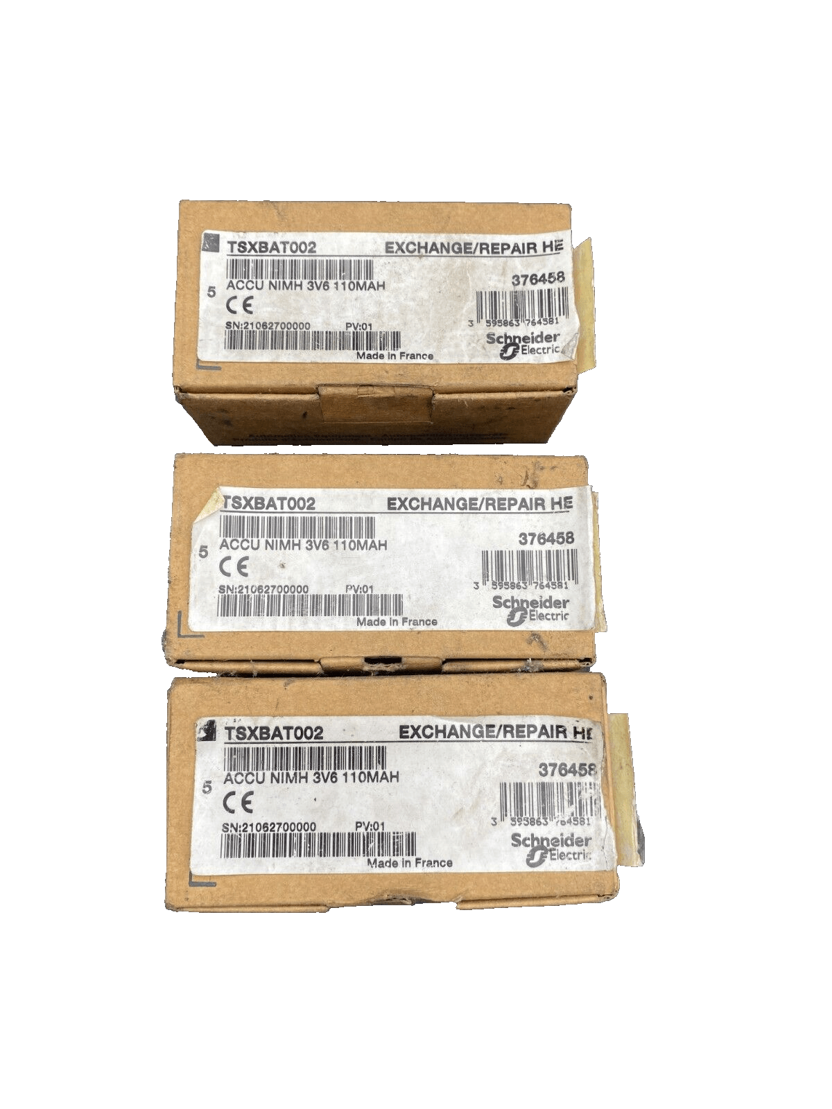 5pc x SCHNEIDER ELECTRIC TSXBAT002 ACCU NIMH 3V6 110MAH - KLR Automation