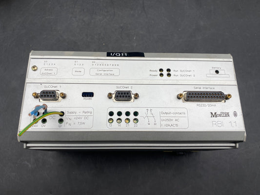 MOELLER RB11 RBI 1.1-3 SY-RBI 1.1 V2.1 REMOTE BUS INTERFACE