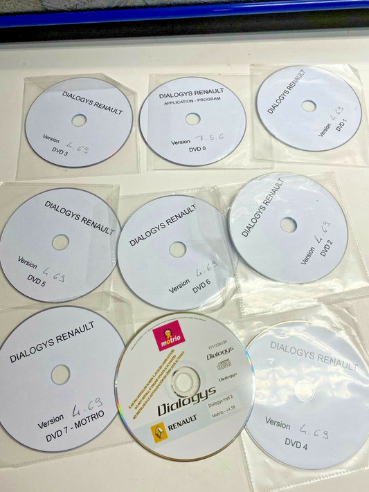 Lot de 9 pc x Renault Dacia  DIALOGYS 7.5.6 ..... Genuine ORIGINAL 