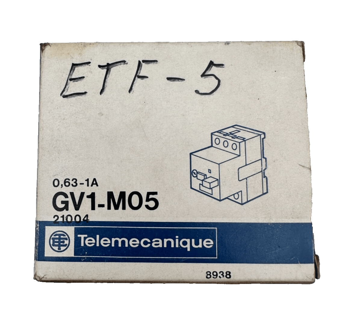 TELEMECANIQUE GV1 - M05 0.63 - 1A DISJONCTEUR MOTEUR - KLR Automation