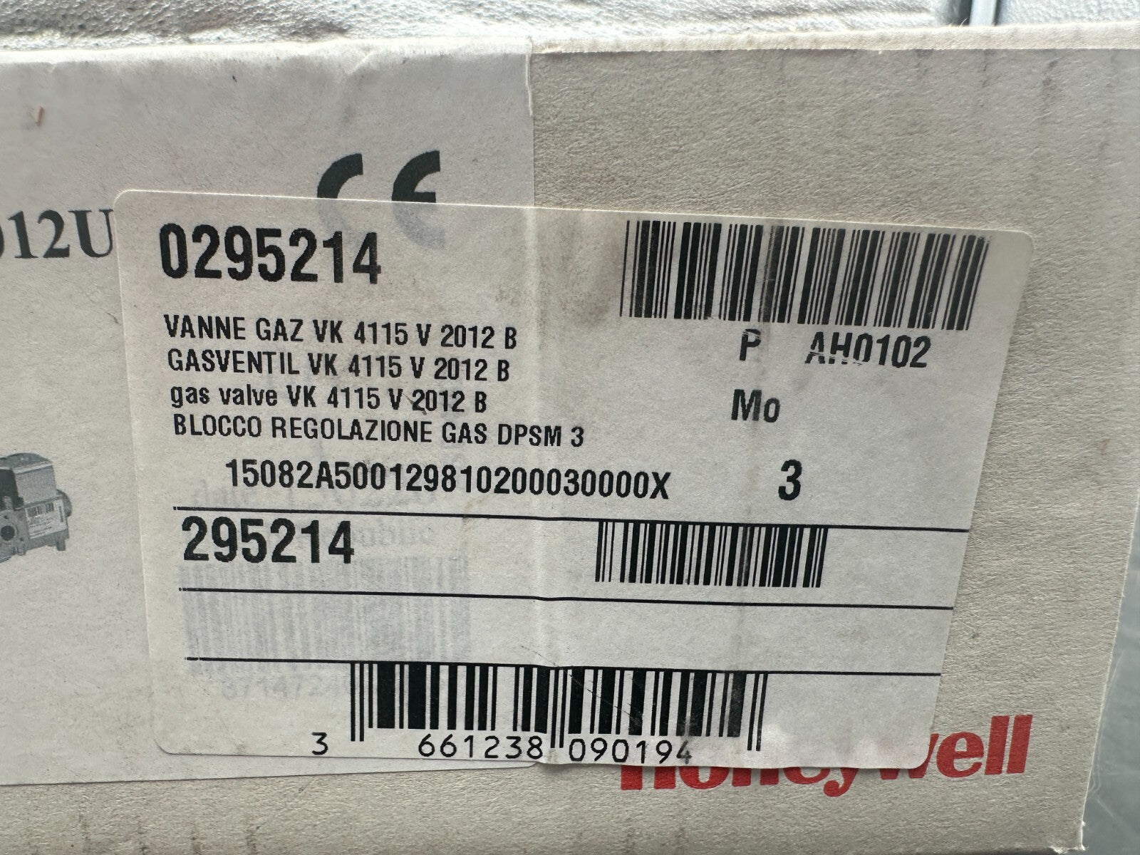HONEYWELL VK4115V2012U VANNE GAZ