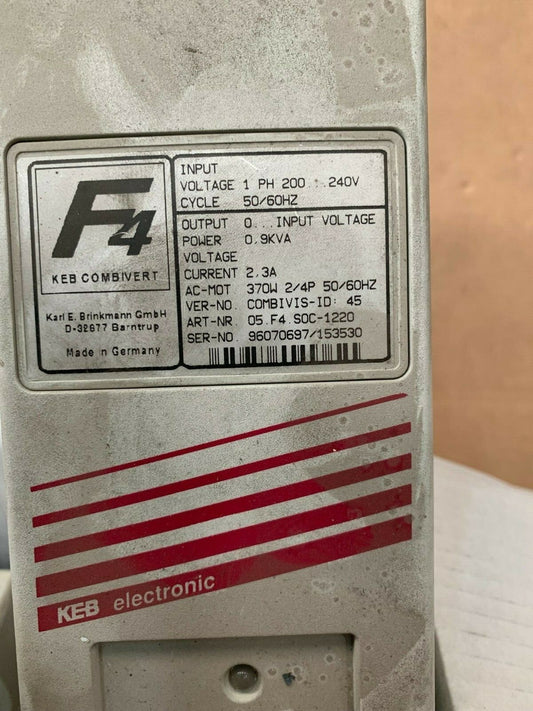 1 x Keb Combivert F4 05.F4.S0C-1220