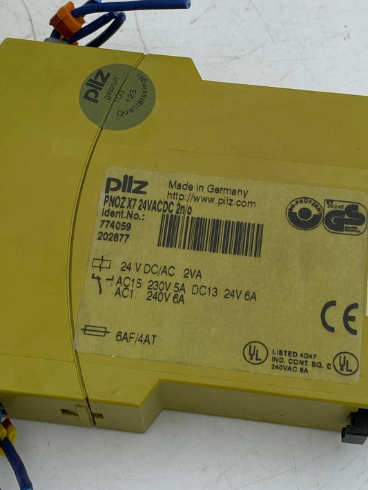 2pc x PILZ 774059 PNOZ X7 Industrial Relay - KLR Automation